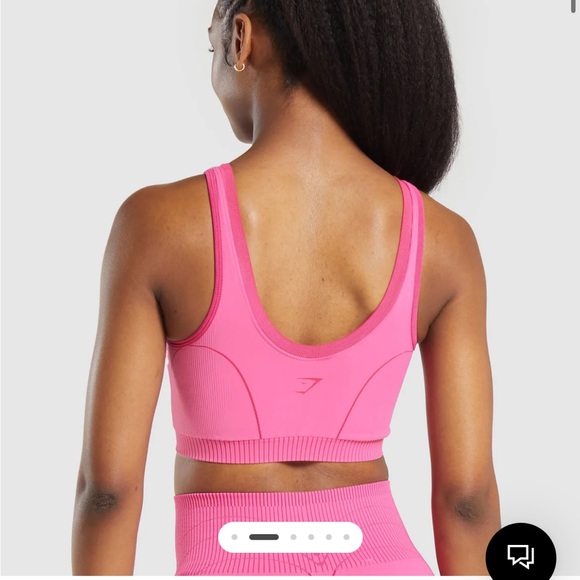 NWT gymshark heart seamless sports bra - Picture 2 of 4